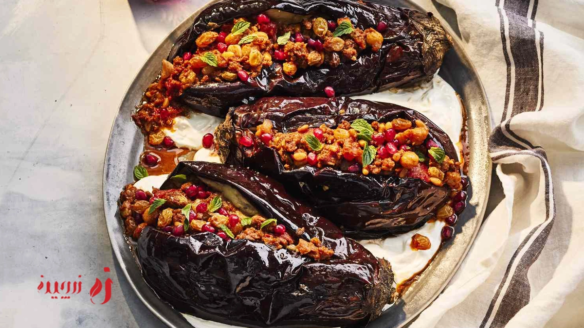 بادمجان شکم پر