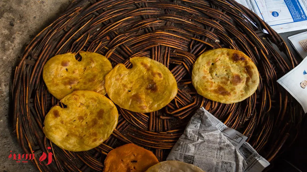 طرز تهیه نان شیرمال در خانه