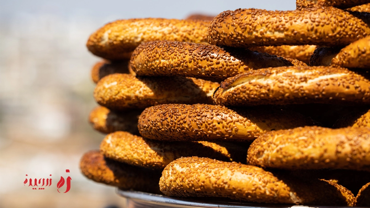 تهیه نان کنجدی