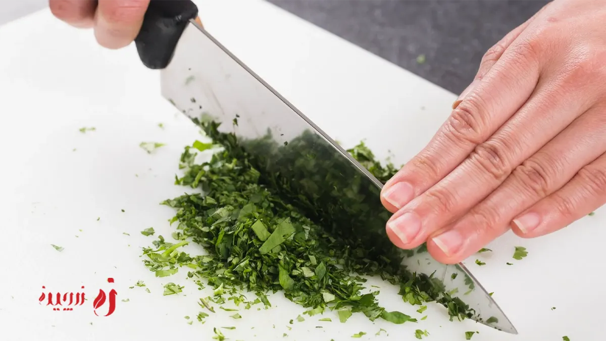 سبزی آش شوربا