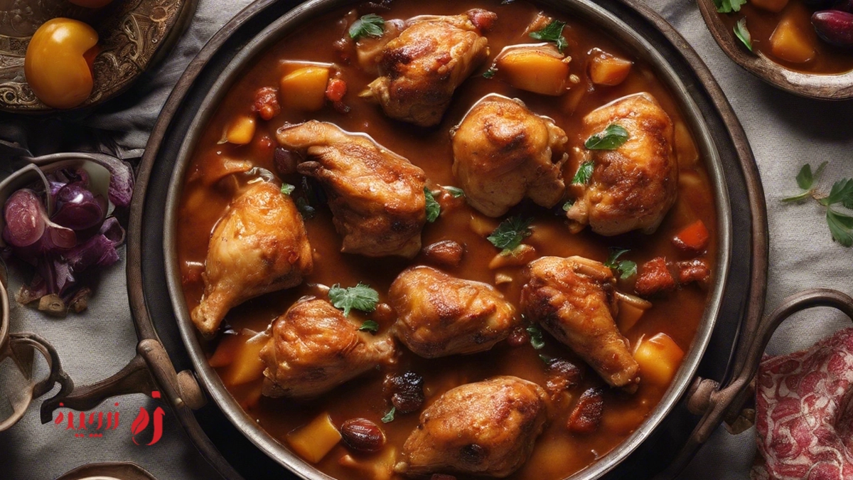 خورش مرغ و آلو چیست