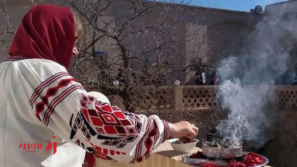 دودکردن اسپند در شب چهارشنبه سوری