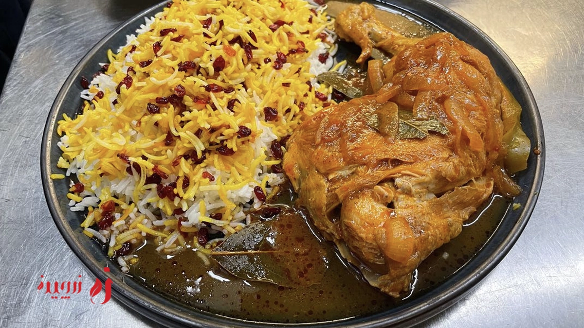 زرشک پلو با مرغ