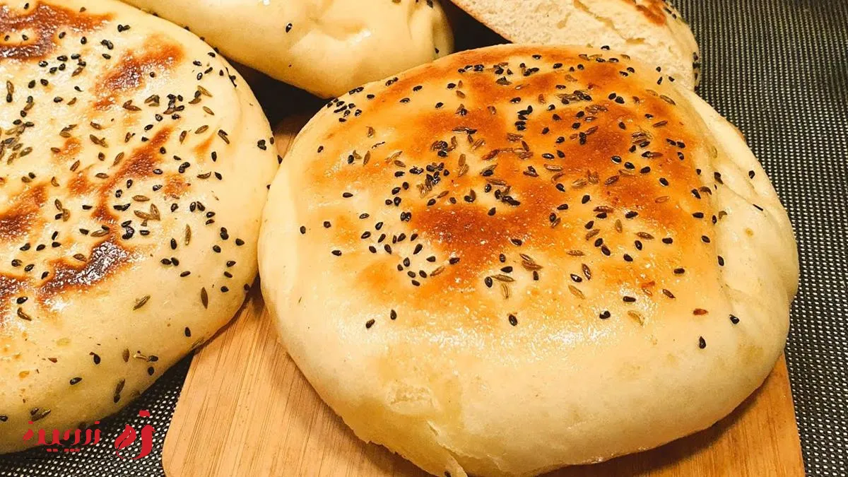 طرز تهیه نان شیرمال خانگی