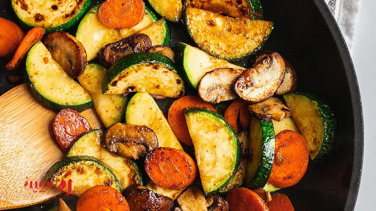 طرز تهیه خوراک سبزیجات ساده