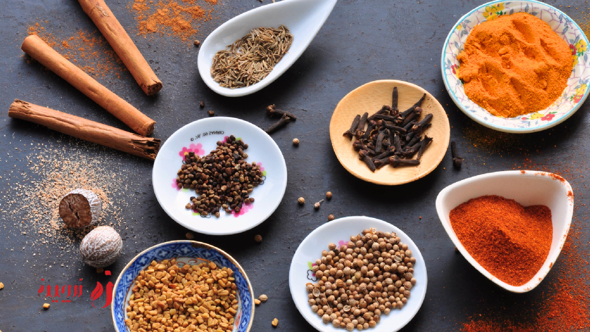 مراحل تهیه ادویه تندوری