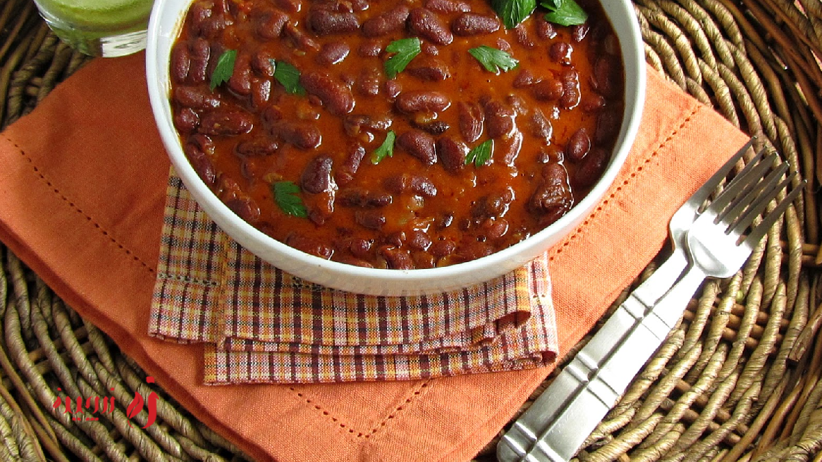مراحل تهیه خوراک لوبیا