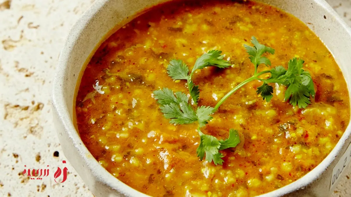 مراحل تهیه سوپ جو