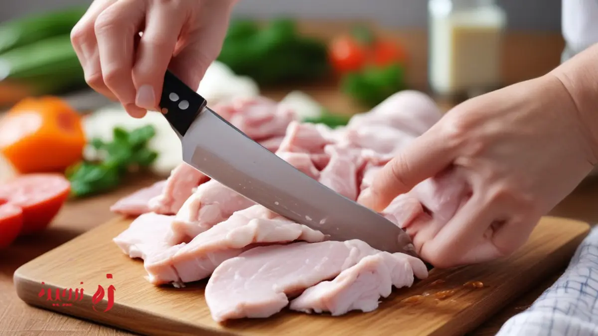 خرد کردن مرغ