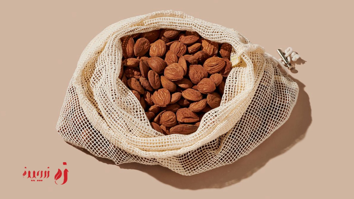 مزه بادام سنگی و بادام کاغذی