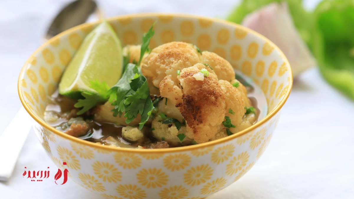 مواد اولیه خورشت گل کلم