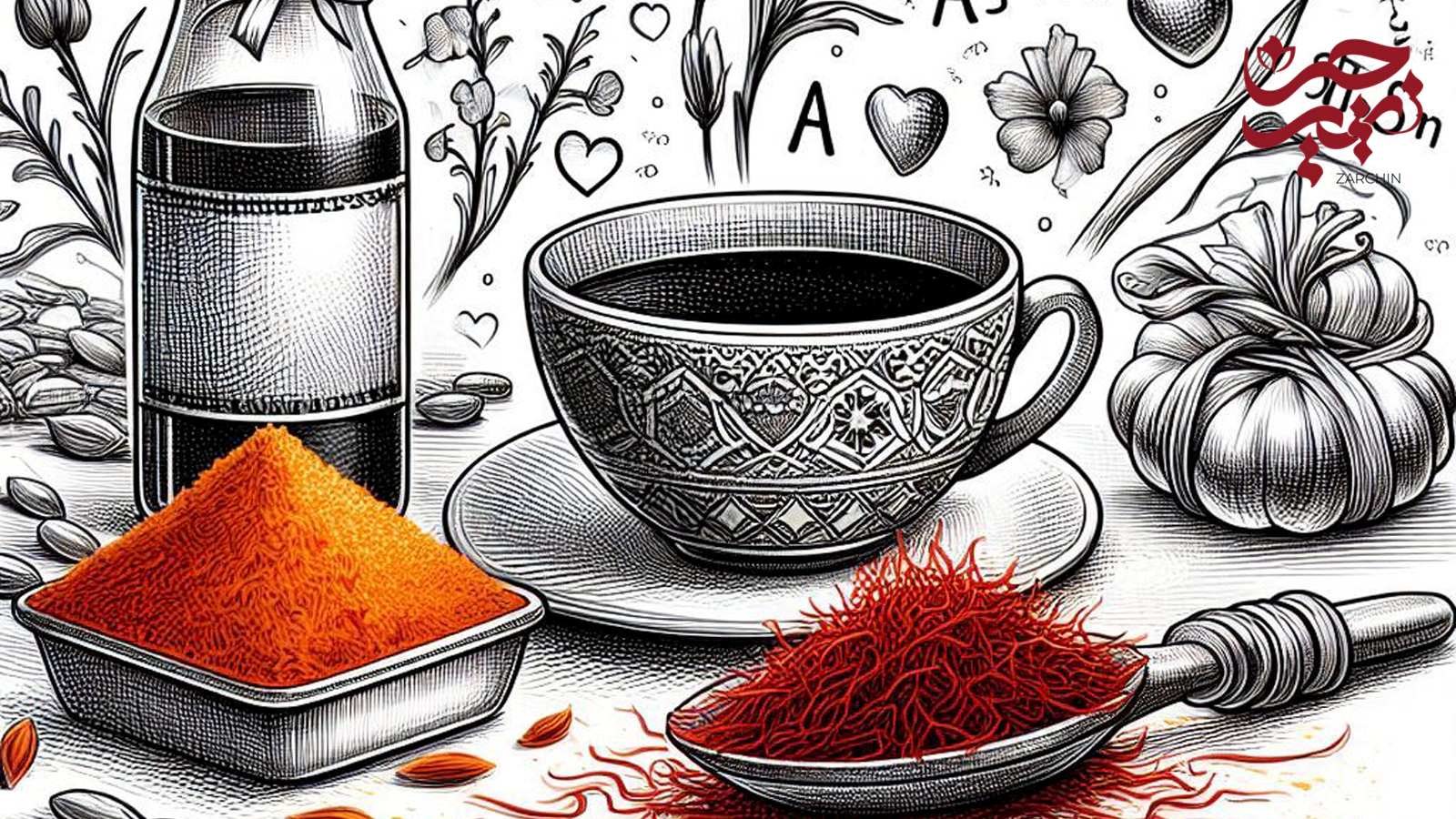 زعفران دارای طبع گرم و خشک است که برای سلامتی و پریودی مهم است