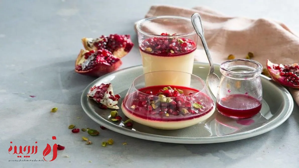 طرز تهیه ژله بستنی اناری